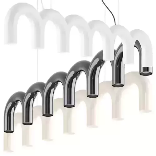 OBLURE ARCH BLACK Hanging lamp