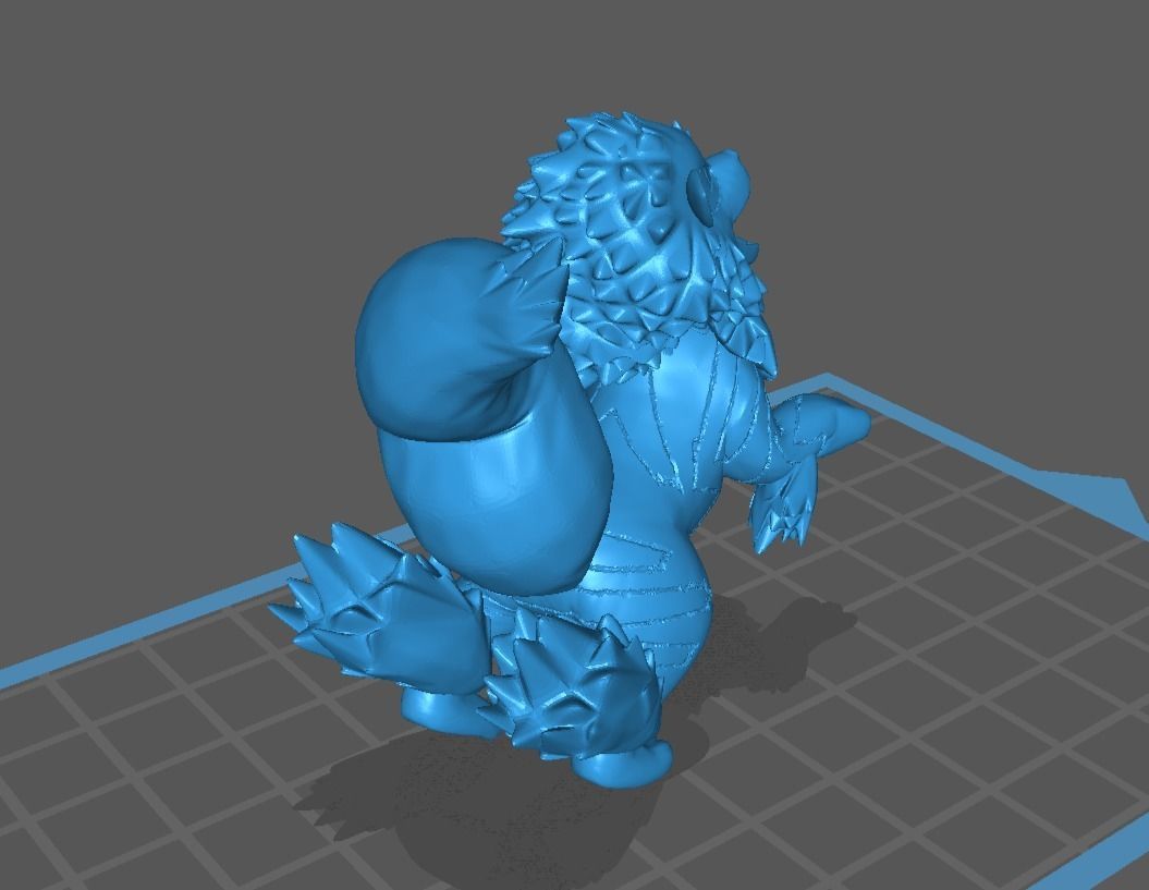 Arcanine pokemon 3D print model 3D print model_7
