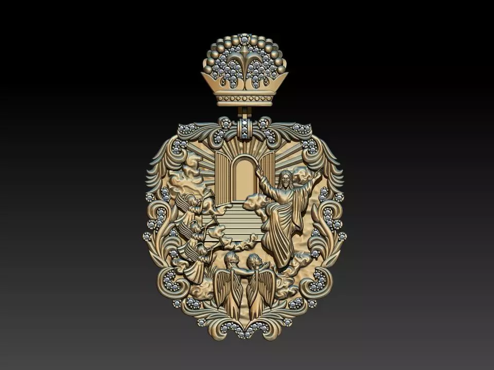 Heavens Gate Pendant - Portao do Ceu Pingente 3D print model