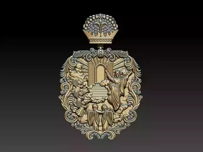 Heavens Gate Pendant - Portao do Ceu Pingente 3D print model