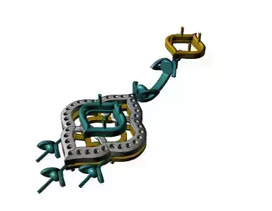 YD315 piece of metal with hook