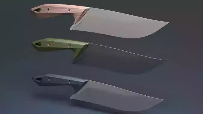Hunting and combat modern kitchen knife