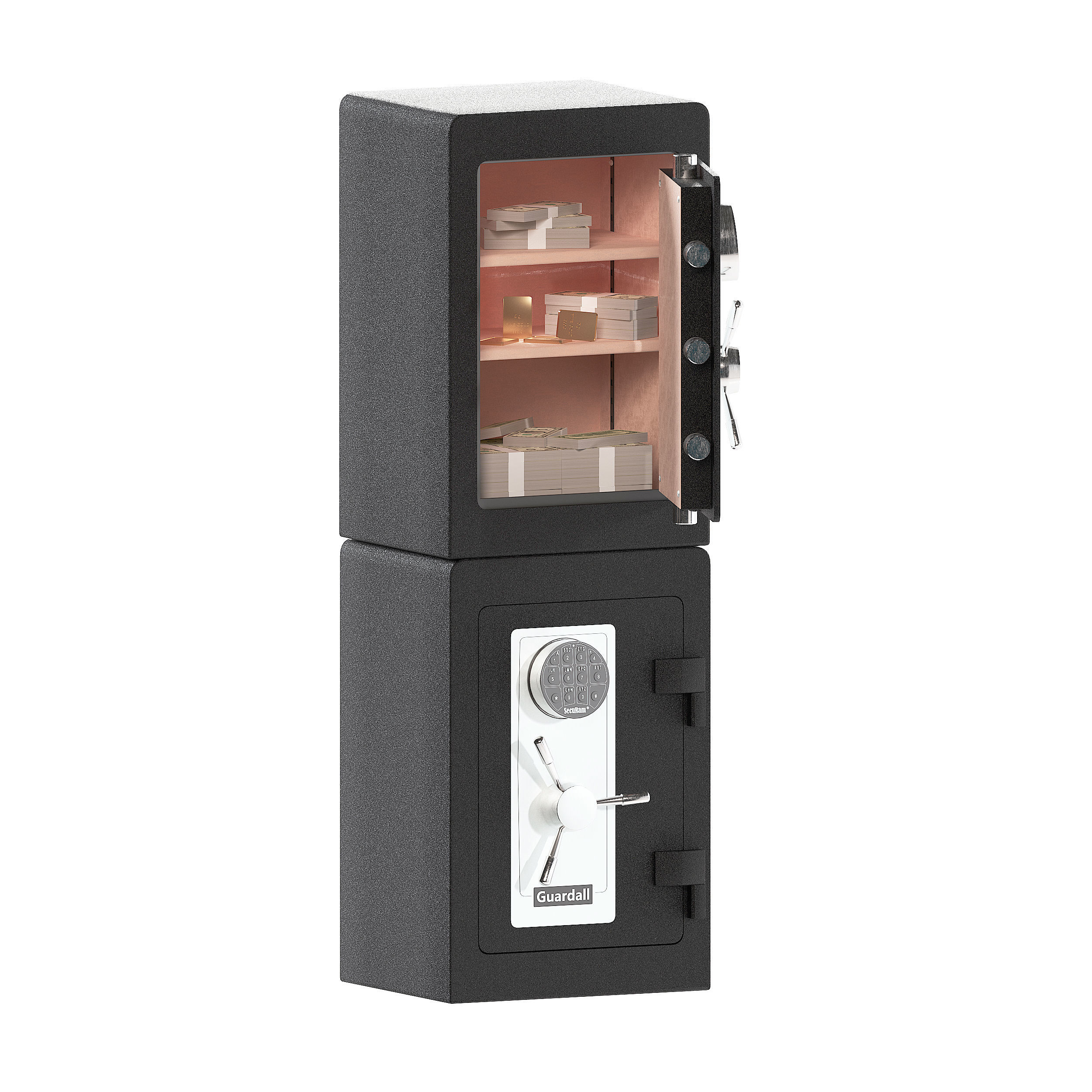 Home Vault Security Safe 3D model_4