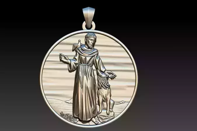 Saint Francis - Sao Francisco - Francesco 3D print model
