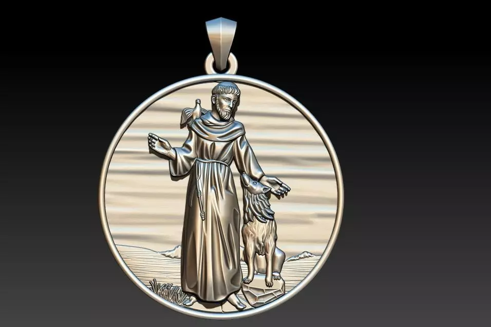 Saint Francis - Sao Francisco - Francesco 3D print model_0
