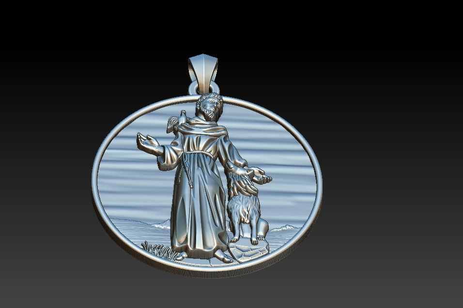 Saint Francis - Sao Francisco - Francesco 3D print model_18