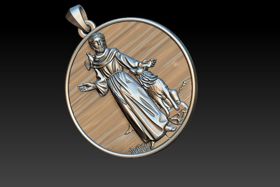 Saint Francis - Sao Francisco - Francesco 3D print model_15