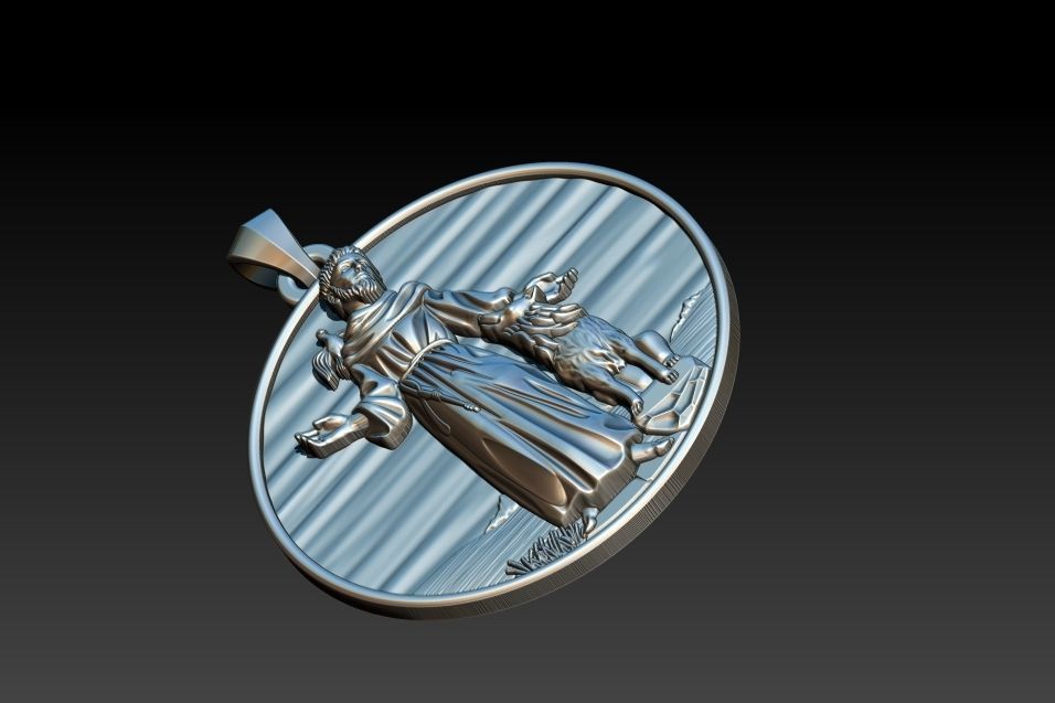Saint Francis - Sao Francisco - Francesco 3D print model_13