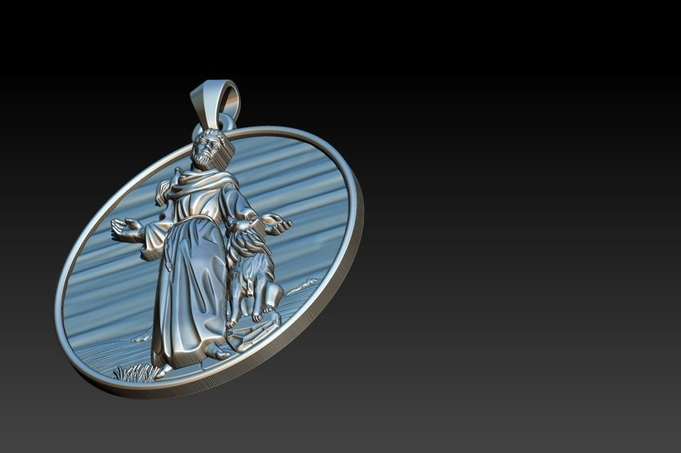 Saint Francis - Sao Francisco - Francesco 3D print model_10
