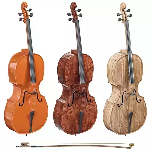 SZD Acoustic Cello with Soft Case Retro by Amazon