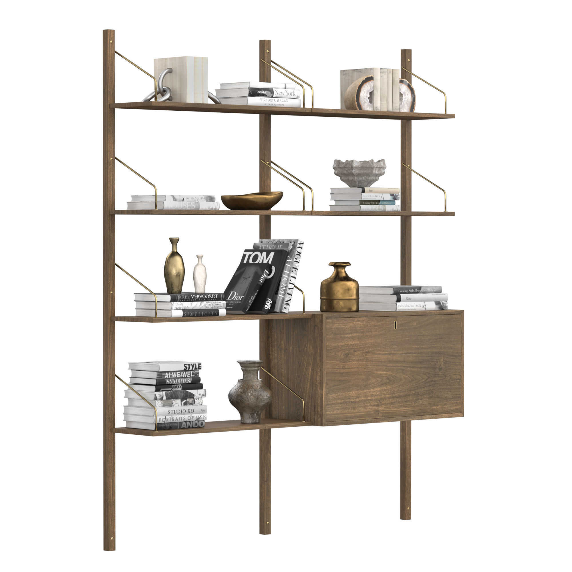 Royal System Shelving Plus 3D model CGTrader