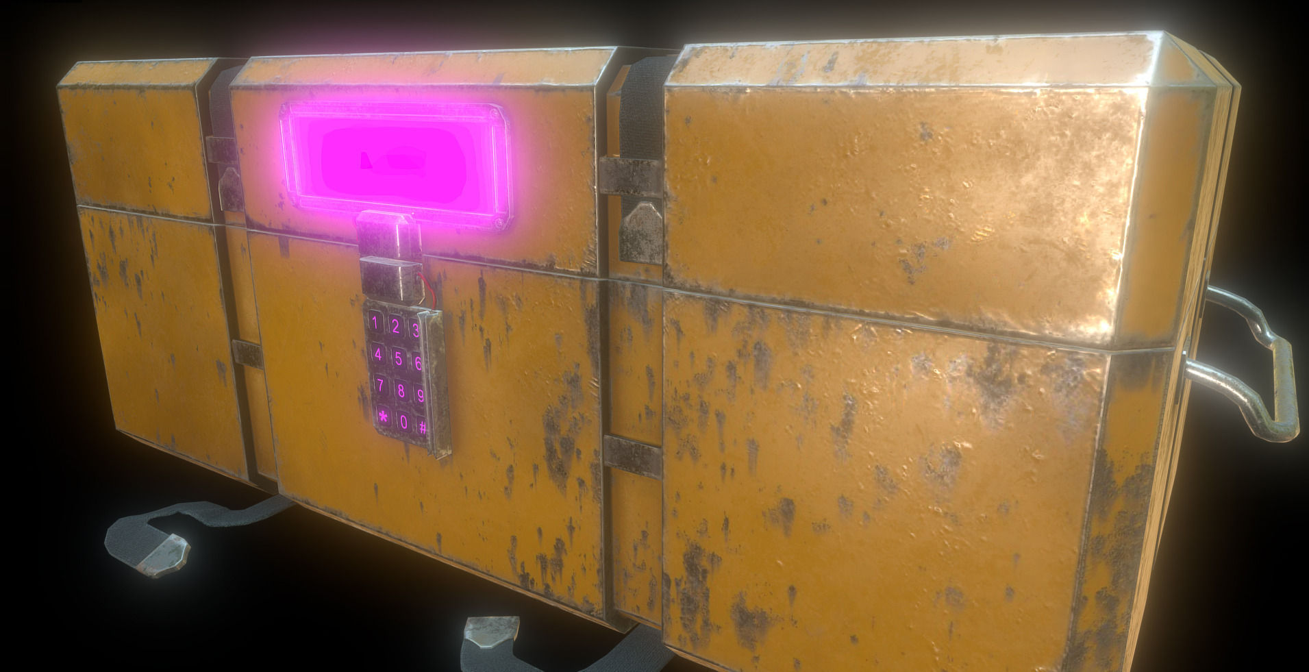 Loot Crate Low-poly 3D model_2