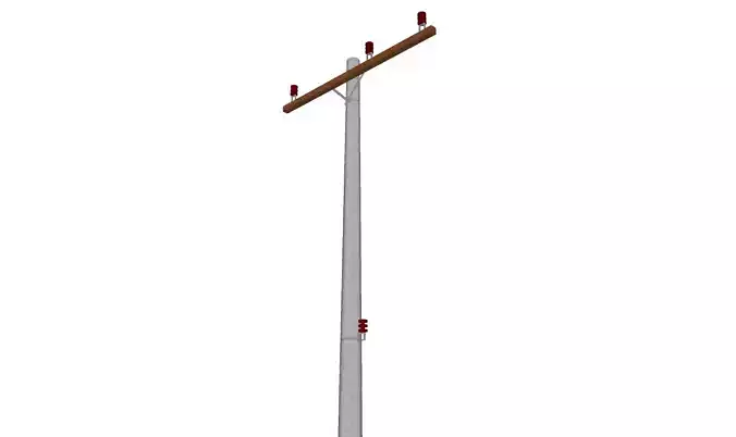 Concrete Lamp Post - Light Pole - Light Post - Street Light 43