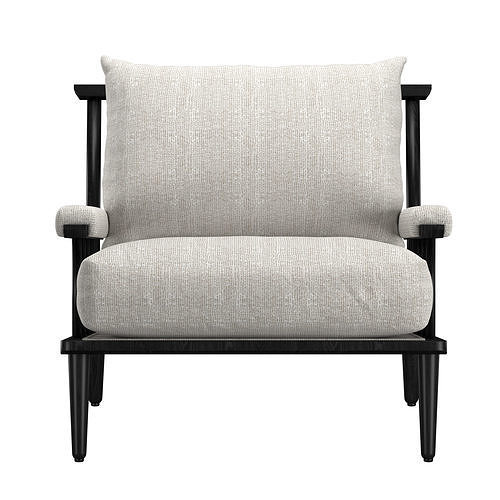Spindle Back Viewing Chair 3D model 3