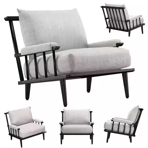 Spindle Back Viewing Chair