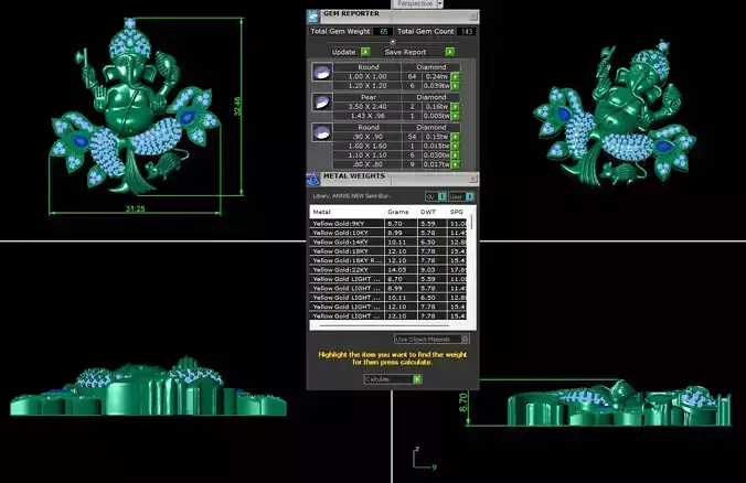 Ganpati pendent Ganesh  