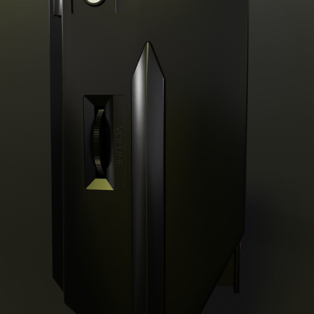 National Panasonic RQ-2152 Low-poly 3D model_8