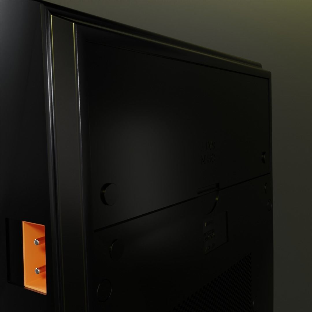 National Panasonic RQ-2152 Low-poly 3D model_3