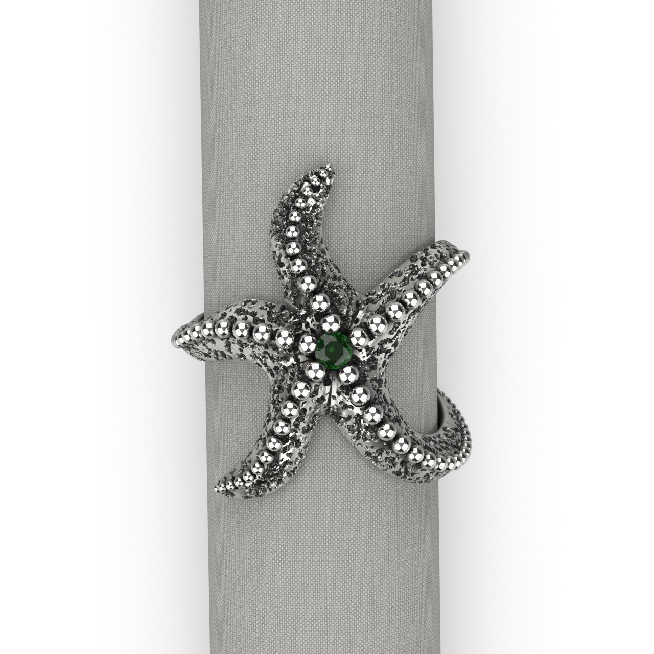 Starfish Ring 3D print model_18