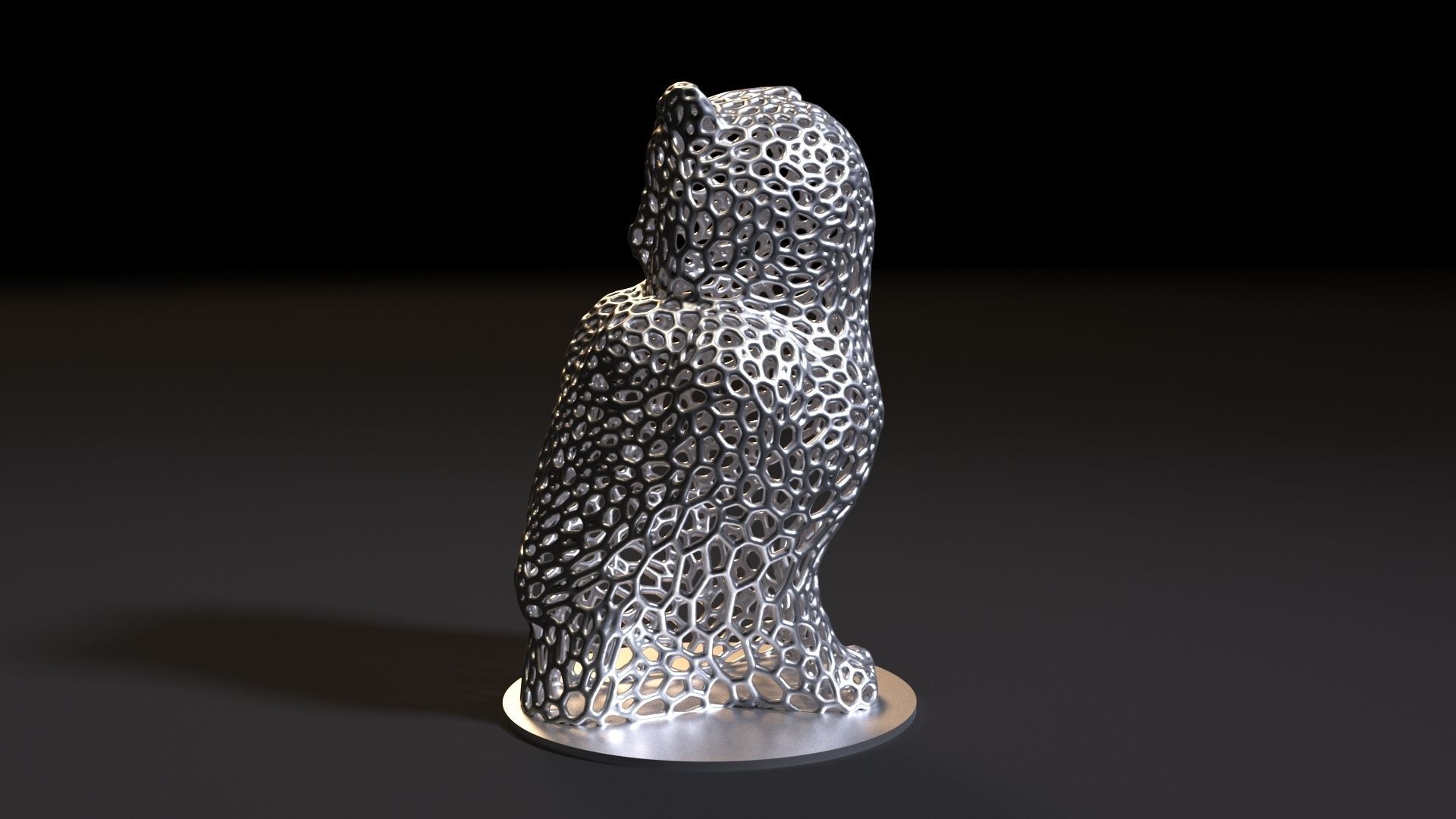 Owl decor 3D print model_4