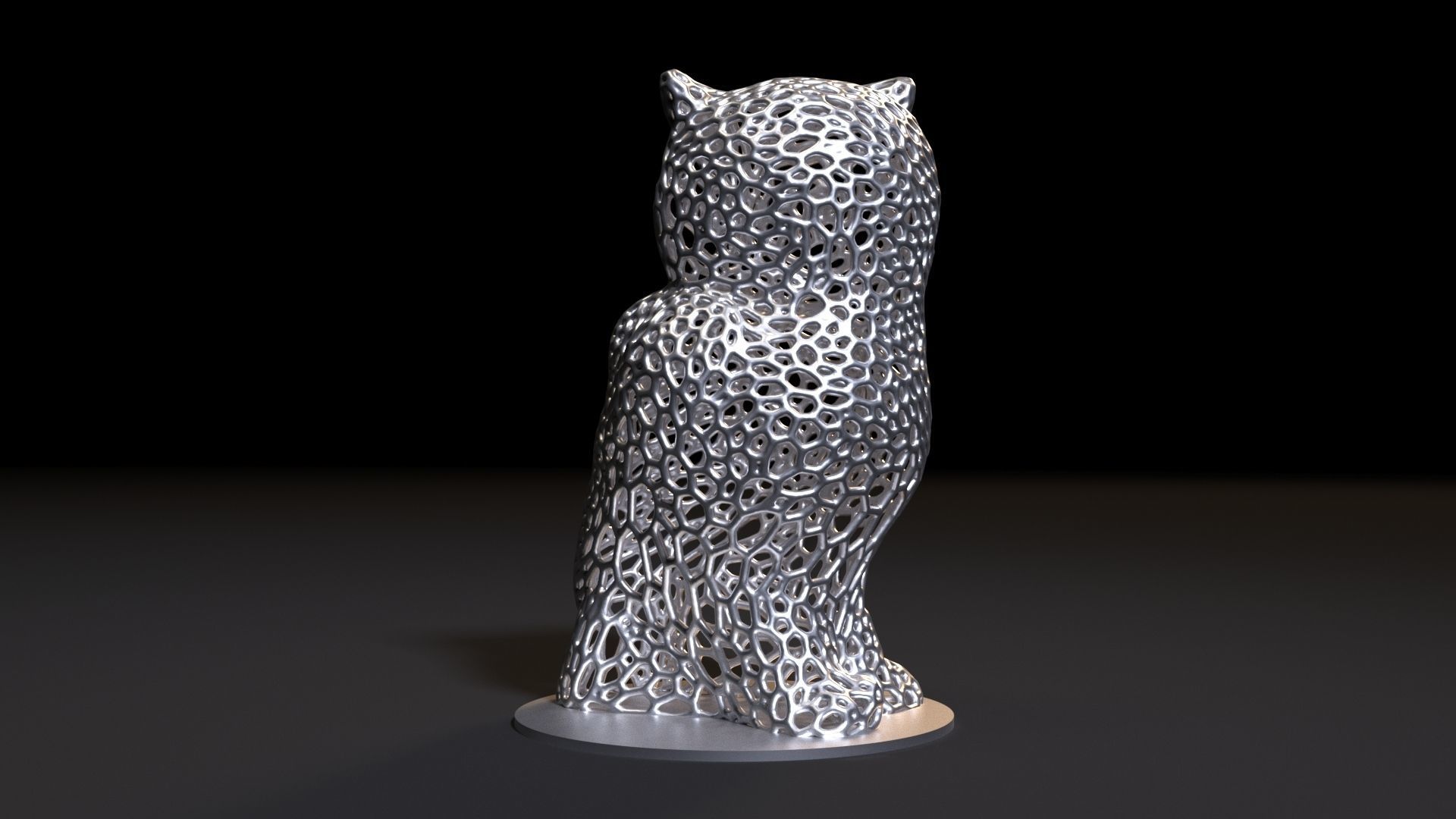 Owl decor 3D print model_5
