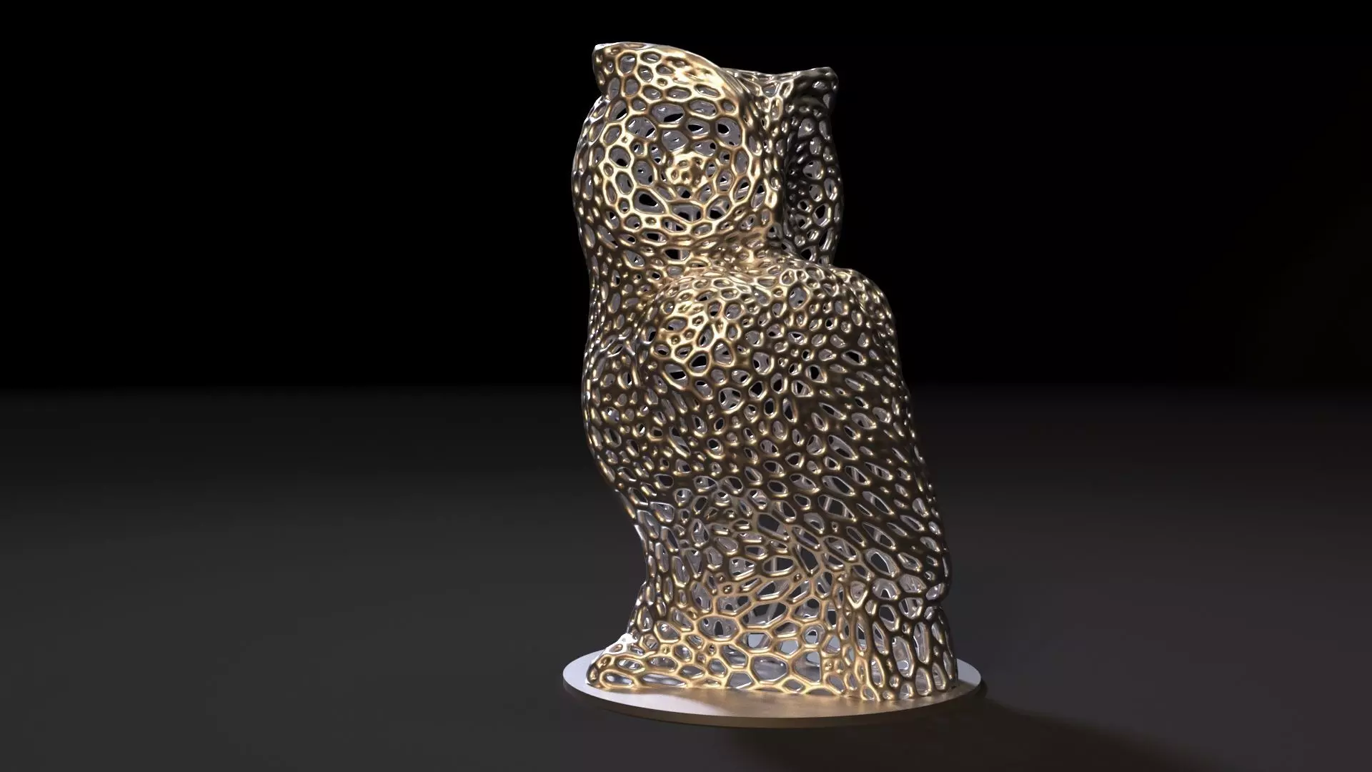 Owl decor 3D print model_0