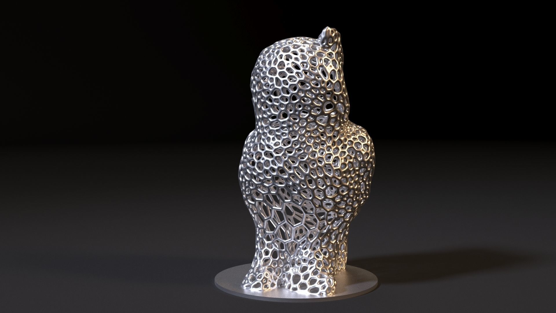 Owl decor 3D print model_7