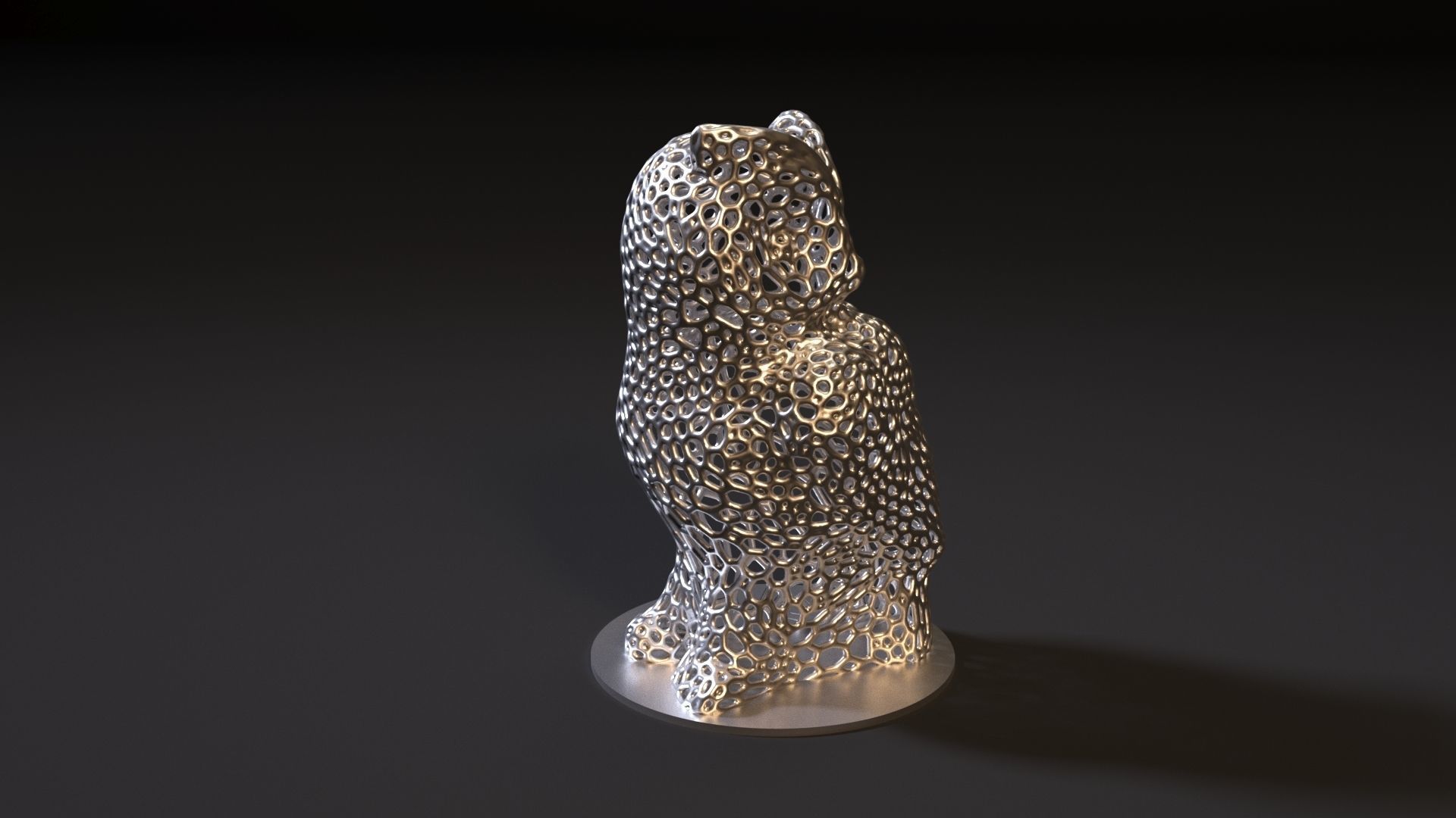 Owl decor 3D print model_1