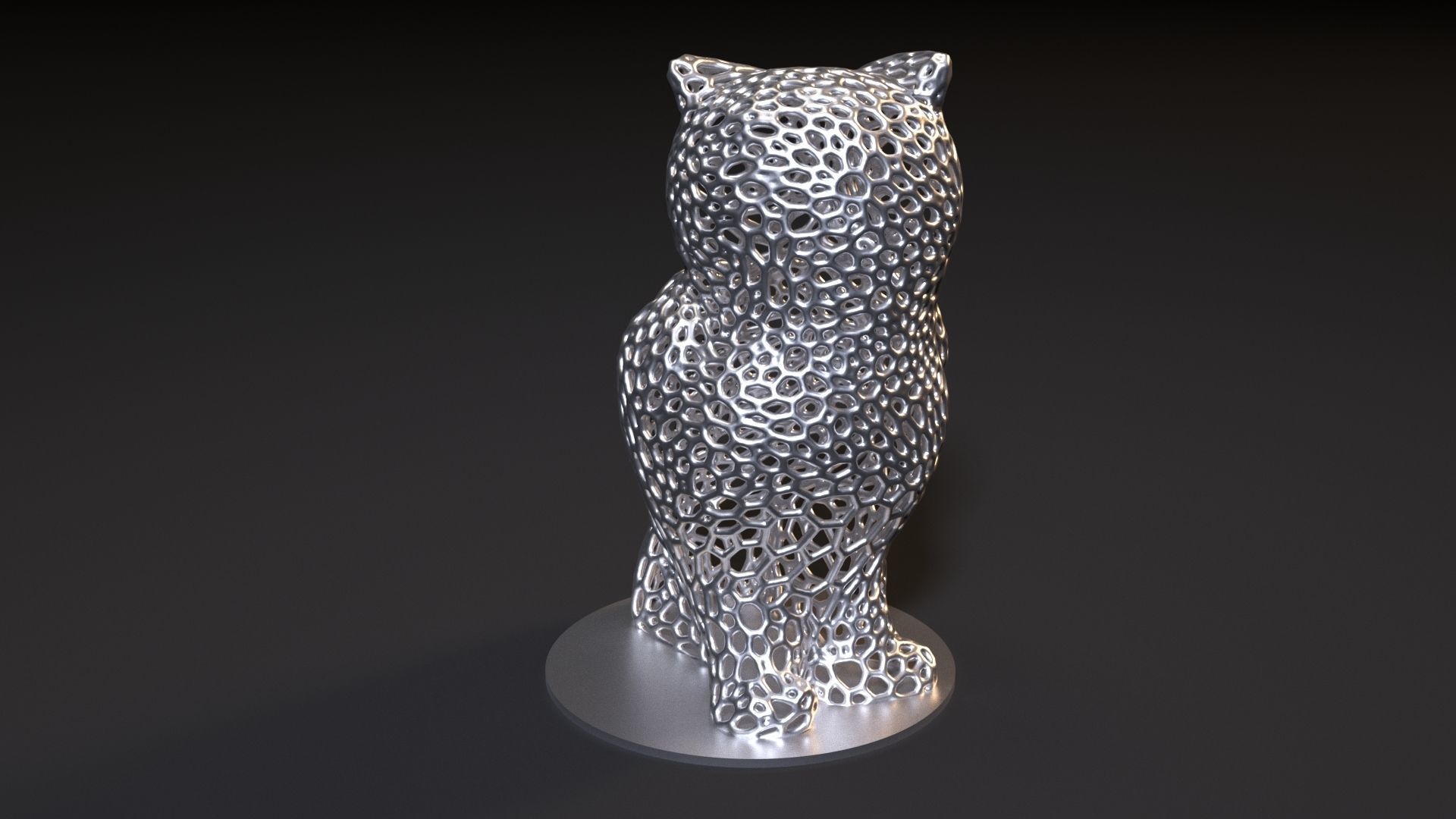 Owl decor 3D print model_6