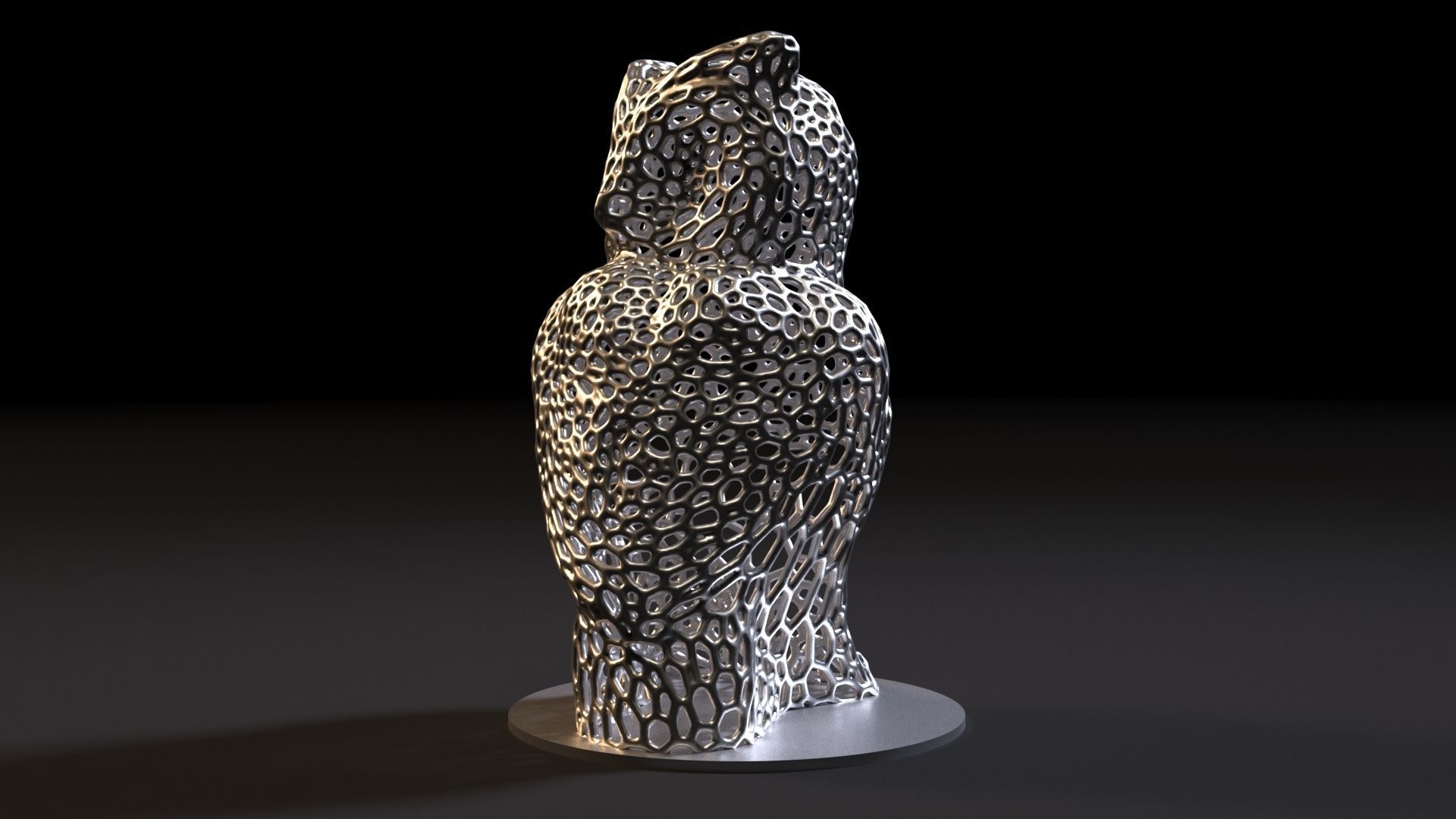 Owl decor 3D print model_3