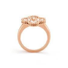 YD320 gold flower ring 3D print model_19