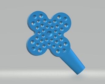 YD320 gold flower ring 3D print model_16