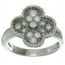 YD320 gold flower ring 3D print model_1