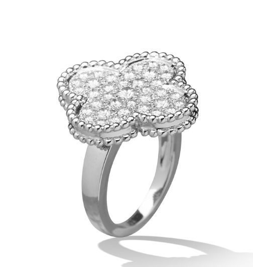 YD320 gold flower ring 3D print model_23