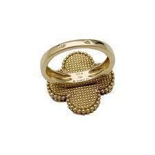 YD320 gold flower ring 3D print model_17