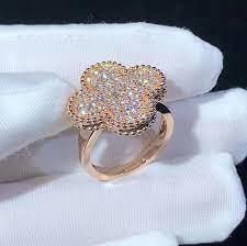 YD320 gold flower ring 3D print model_13