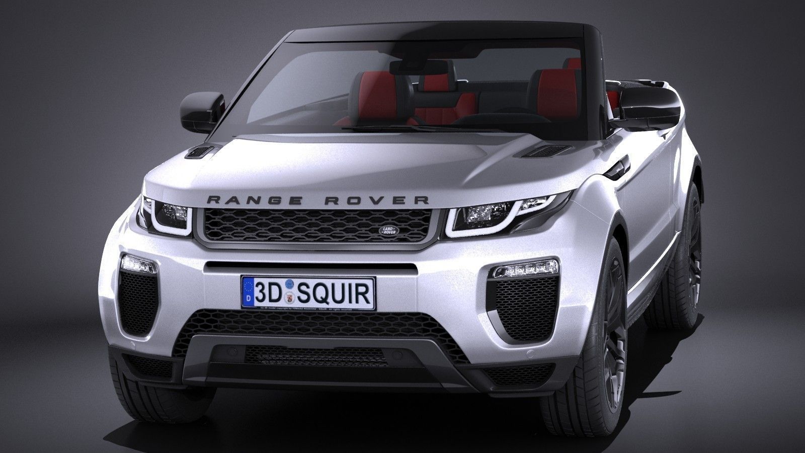 Land Rover Range Rover Evoque Convertible 2017 3D model_1
