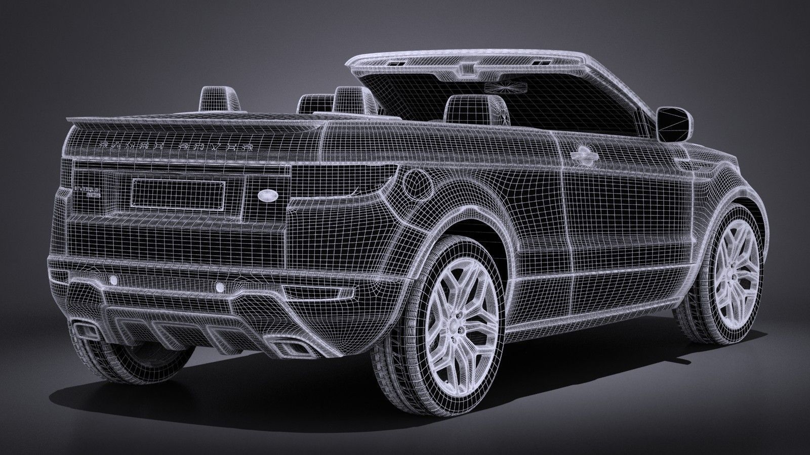 Land Rover Range Rover Evoque Convertible 2017 3D model_16