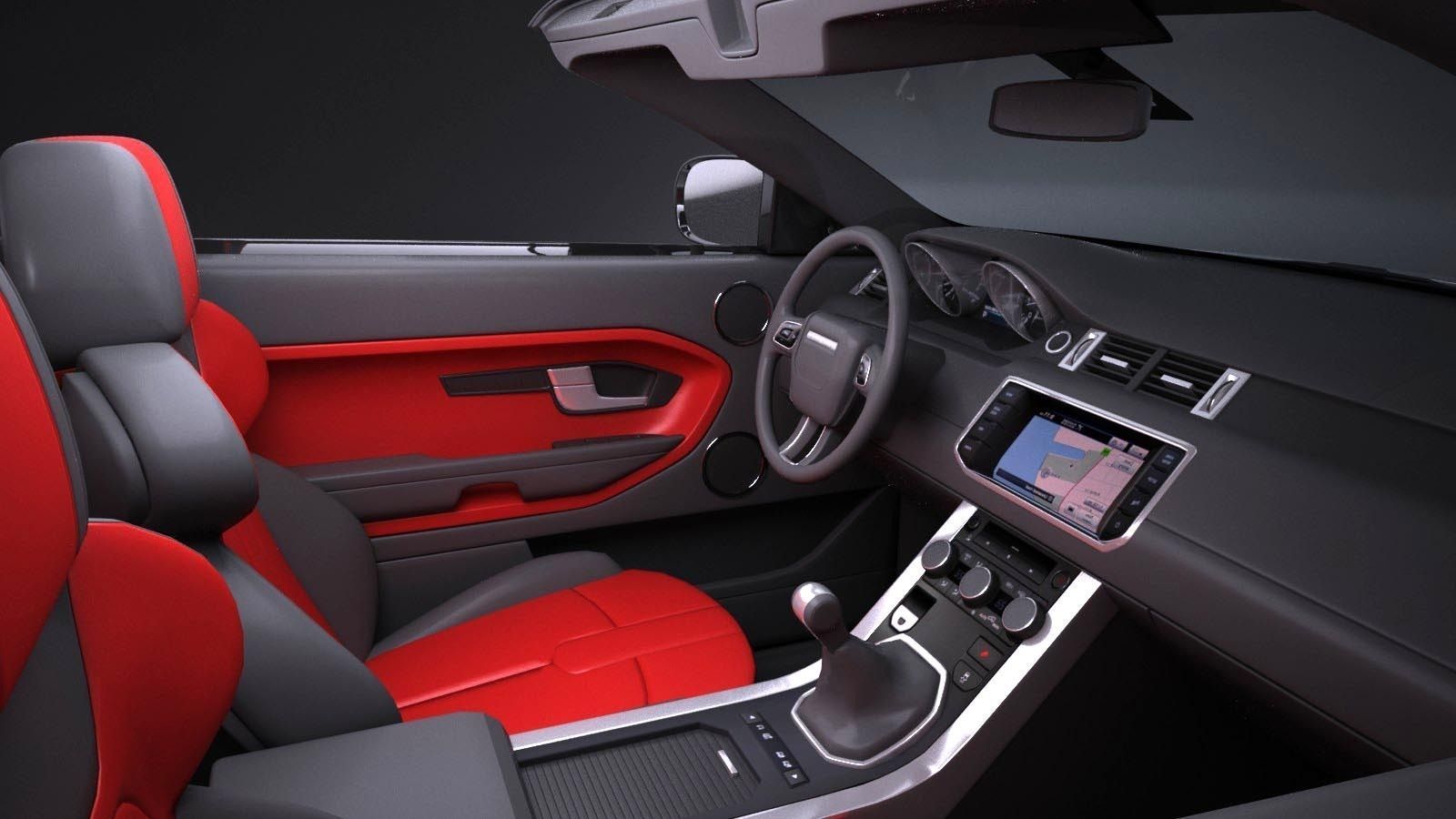 Land Rover Range Rover Evoque Convertible 2017 3D model_9