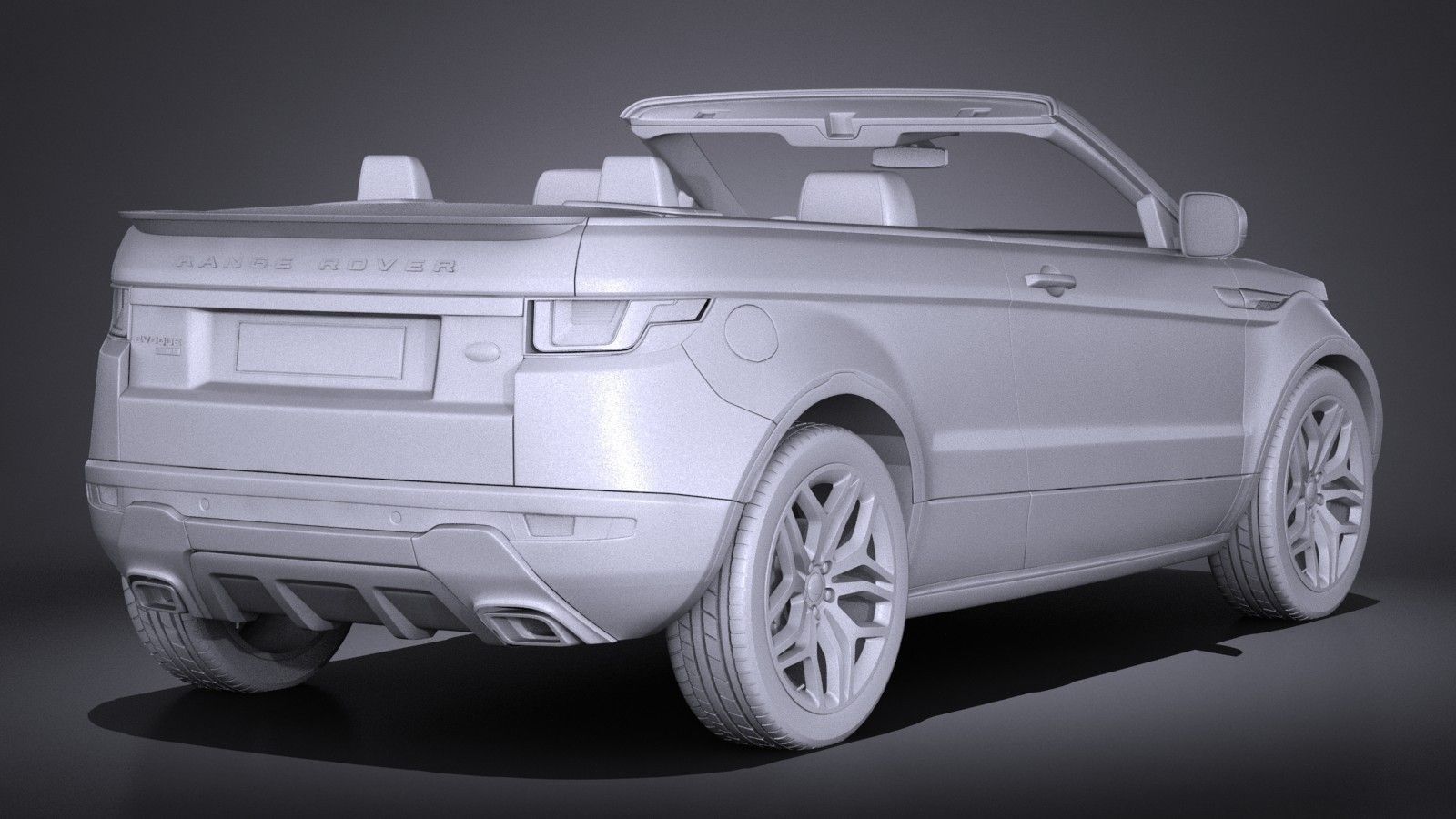 Land Rover Range Rover Evoque Convertible 2017 3D model_14