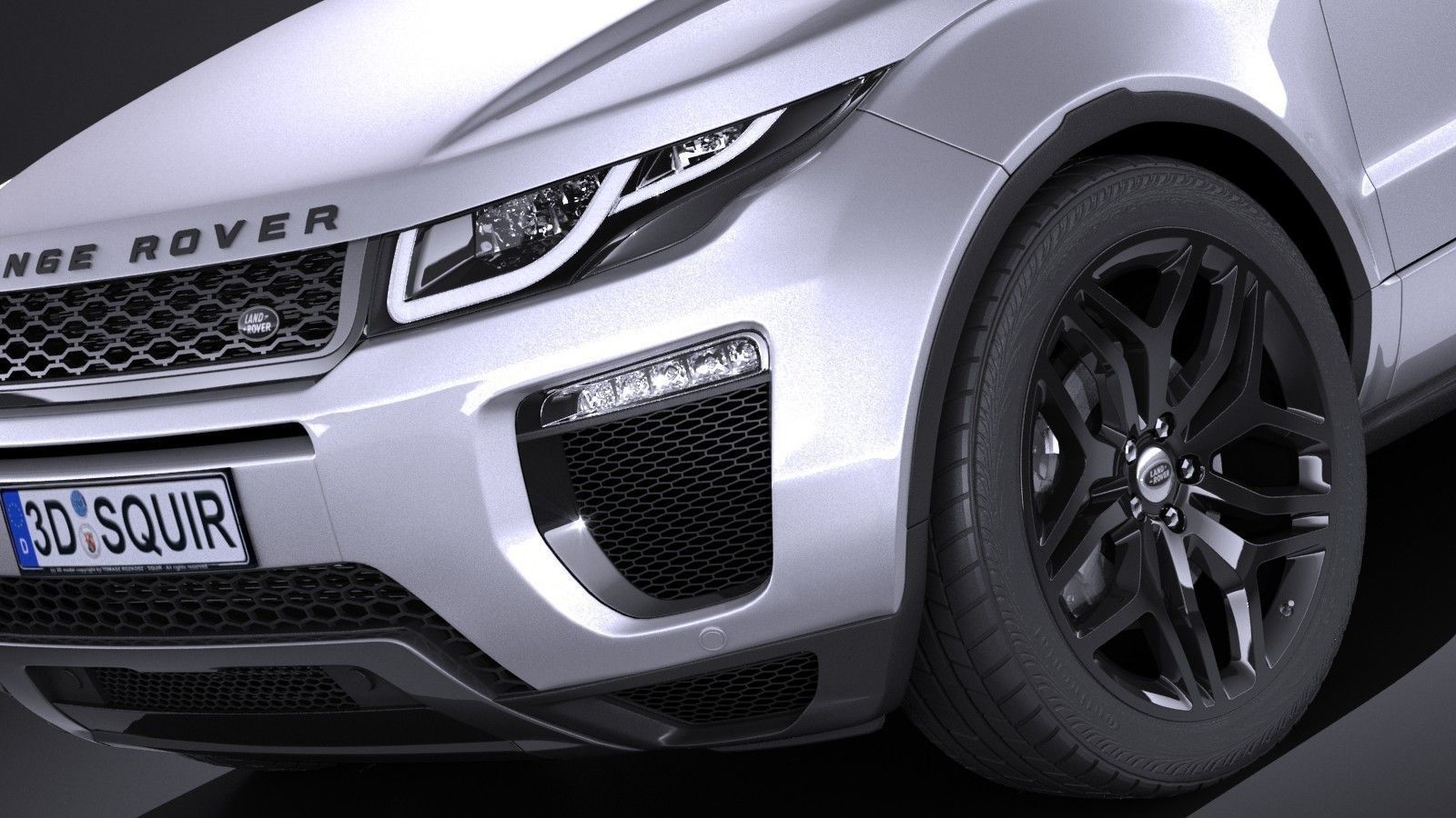 Land Rover Range Rover Evoque Convertible 2017 3D model_2