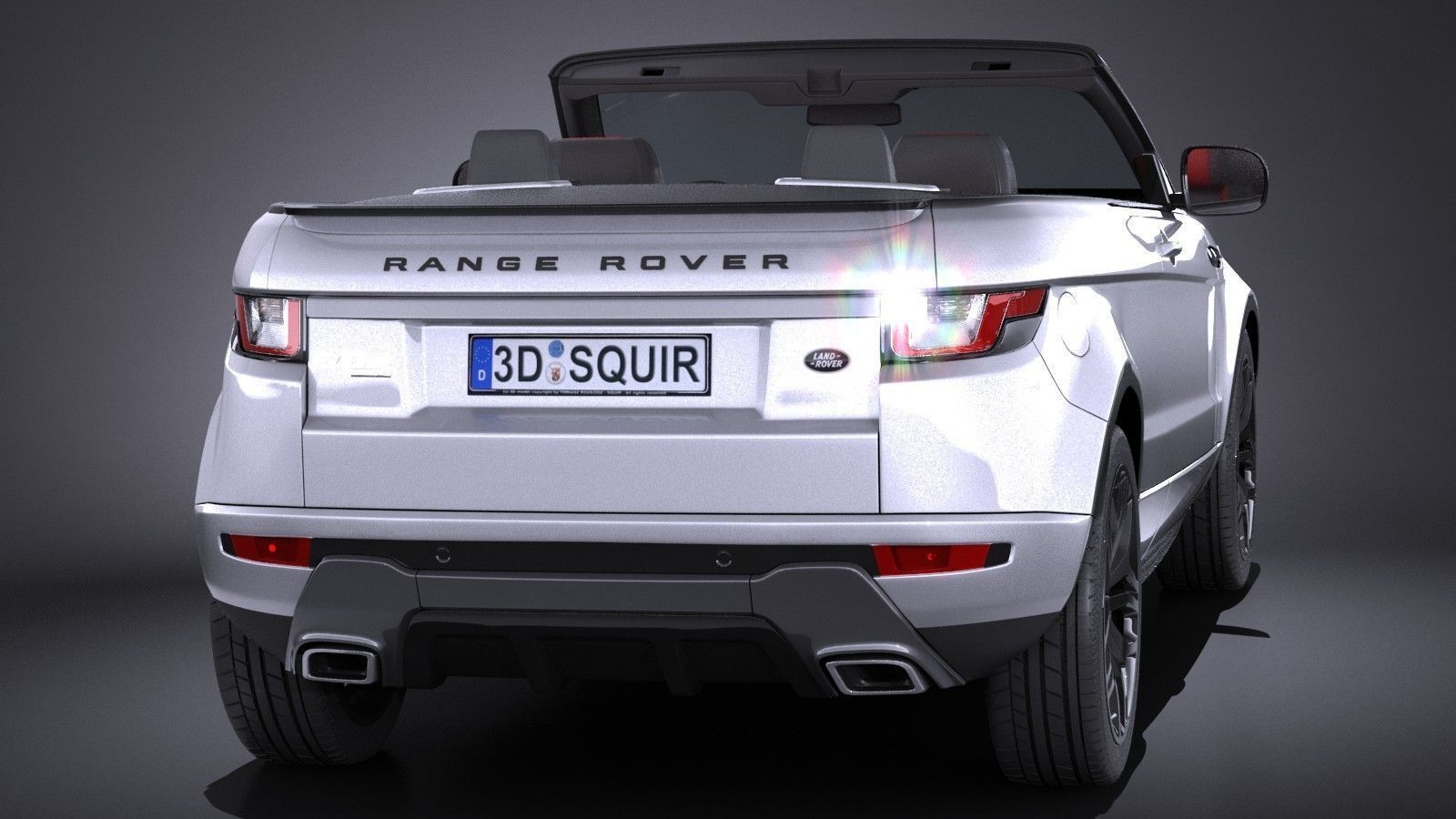Land Rover Range Rover Evoque Convertible 2017 3D model_4