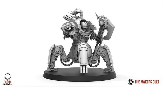 Dark Techno - Legionaut 3D print model