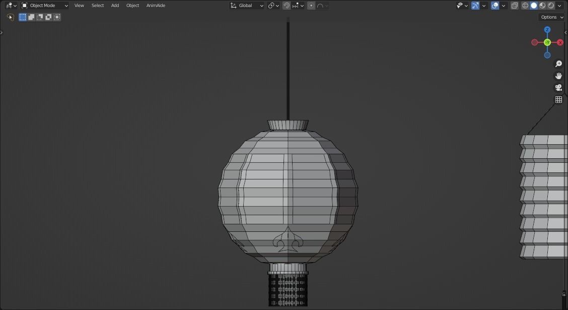 Chinese New Year Decorations 01 Low-poly 3D model_7