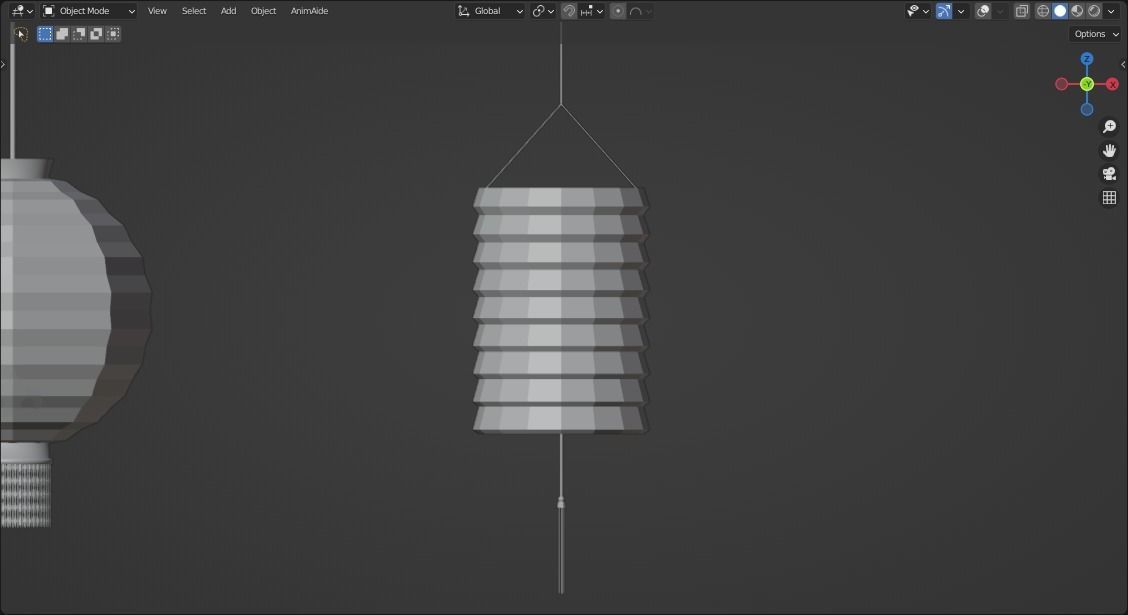 Chinese New Year Decorations 01 Low-poly 3D model_9