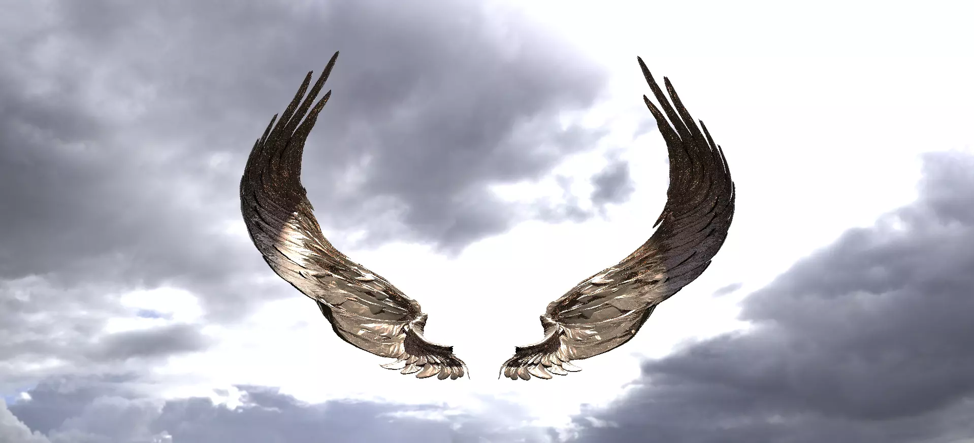 Serafim Curved wings 4 3D model