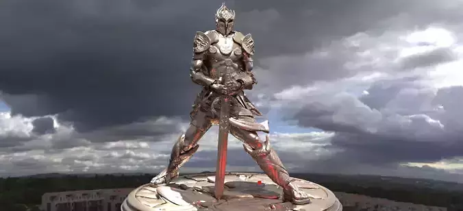 Angel Warrior Sculpture