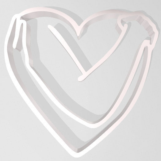 SELF LOVE AMOR PROPIO 3D print model_7