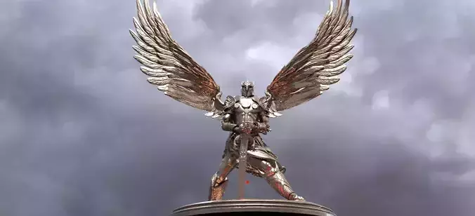 Serafim Warrior Sculpture 2