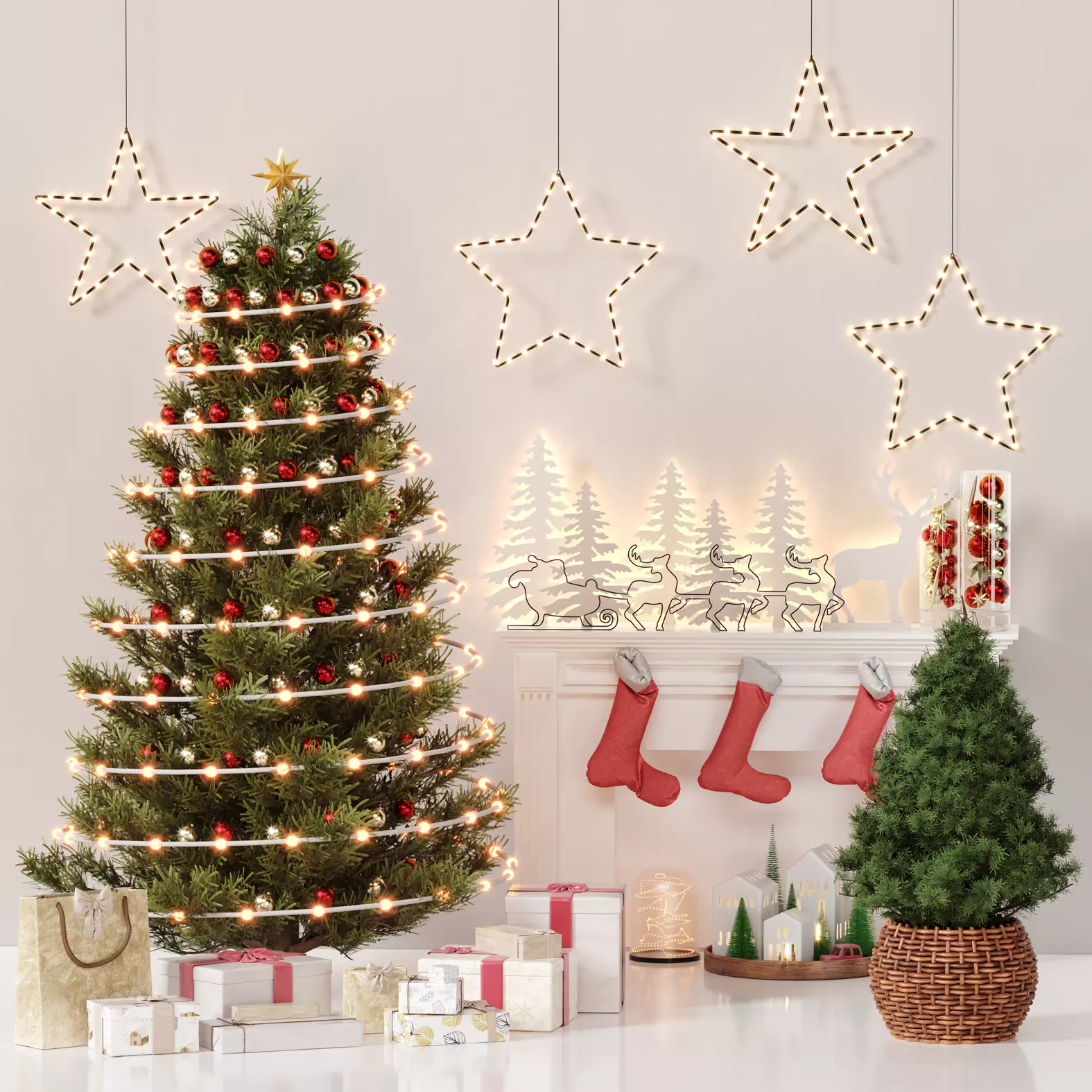 Christmas Decor Set 17 3D model_0